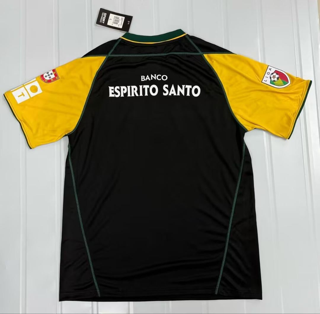 Camisola retrô preta 2002/2003 - away