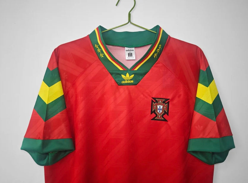 Camisola Portugal retrô vermelha 92/24
