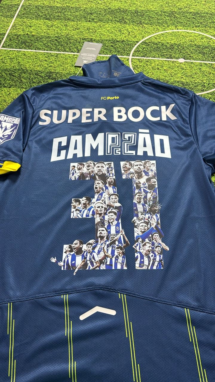 Camisola CAMPEÕES 31 quarto equipamento azul 2025/26 - LANÇAMENTO
