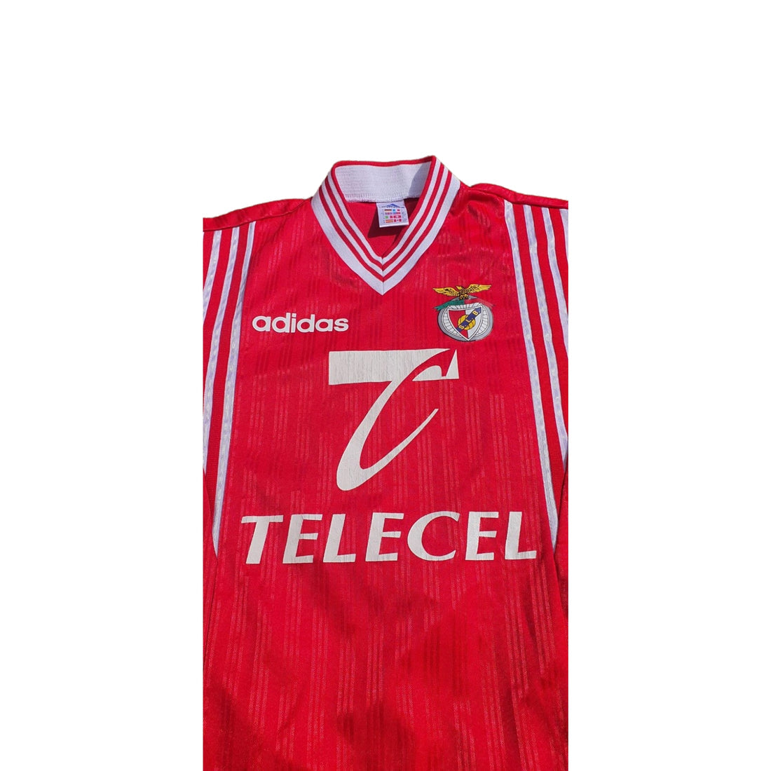 Camisola retrô vermelho principal 1997/98