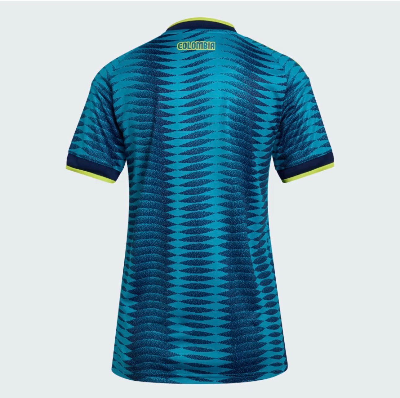 Camisola Colômbia FEMININA alternativa Copa do Mundo 2026 - azul