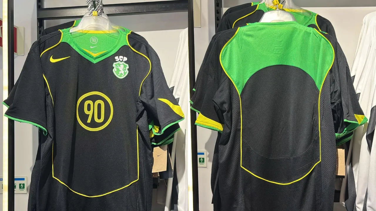 Camisola TOTAL 90 preta simbolo stromp 2026/27 - LANÇAMENTO