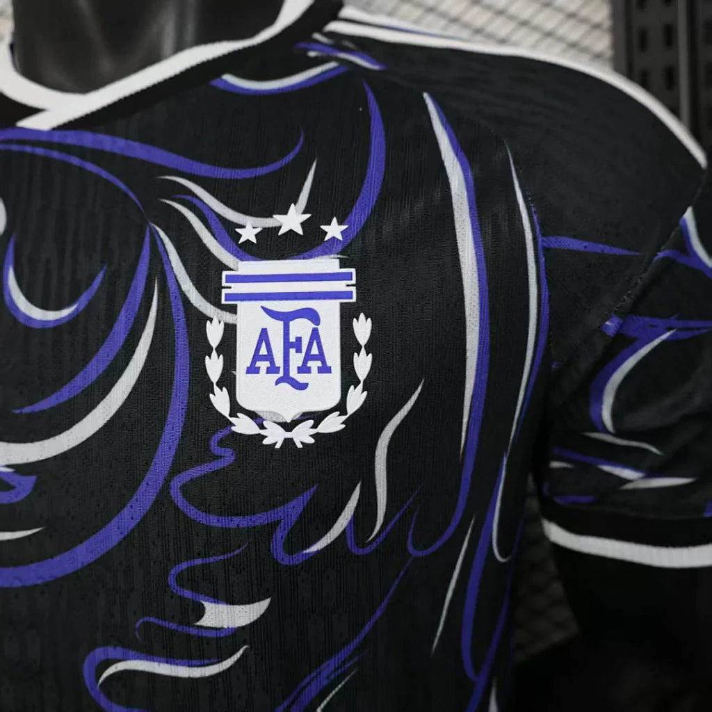 Camisola Seleção Argentina alternativa preta/azul COPA DO MUNDO 2026 - PLAYER - AUTHENTIC
