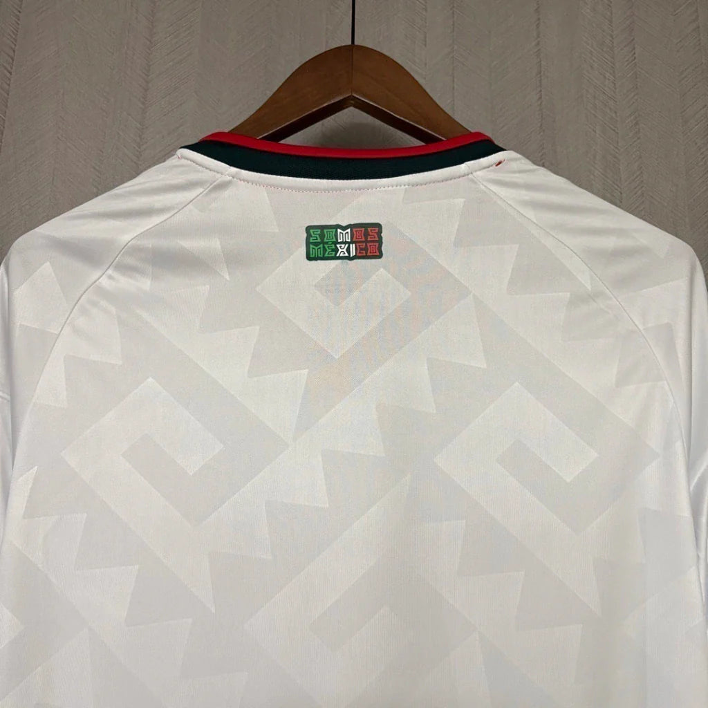 Camisola Seleção do México MANGA LONGA alternativa branca - Copa do Mundo 2026