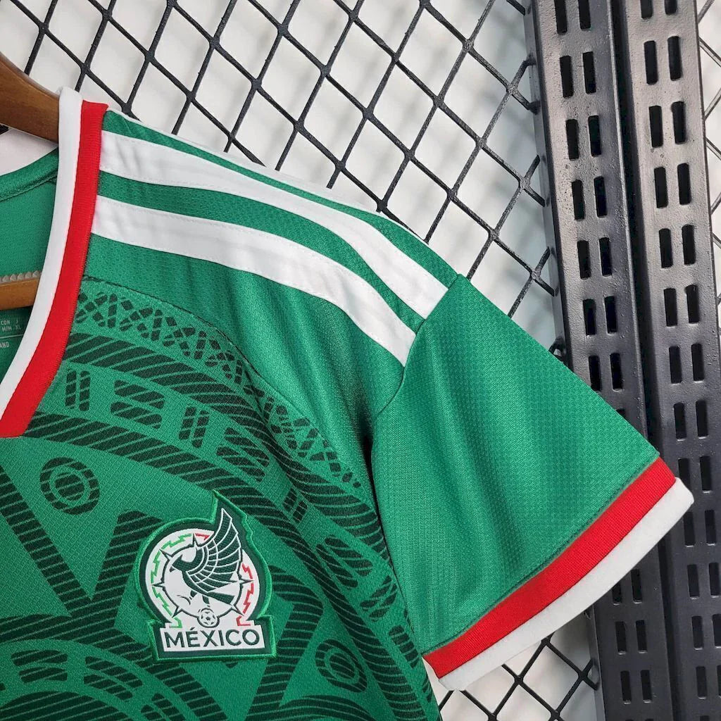 Camisola México FEMININA principal Copa do Mundo 2026 - verde