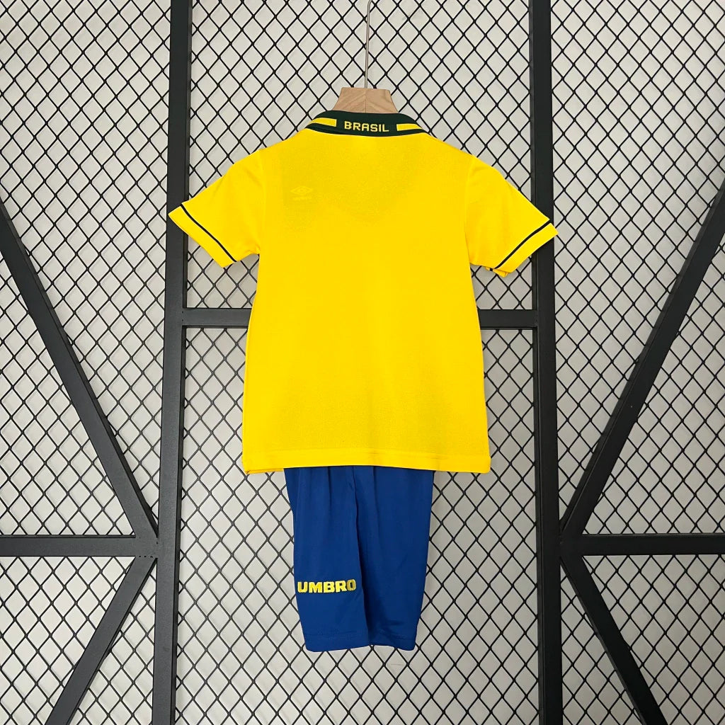 Conjunto Infantil retrô Brasil principal 1994 - amarela
