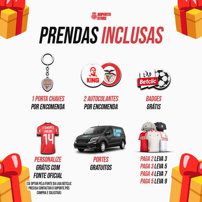 Conjunto infantil águia PRINCIPAL vermelha 2026/27 - LANÇAMENTO [pré venda: 11 a 22 dias úteis]