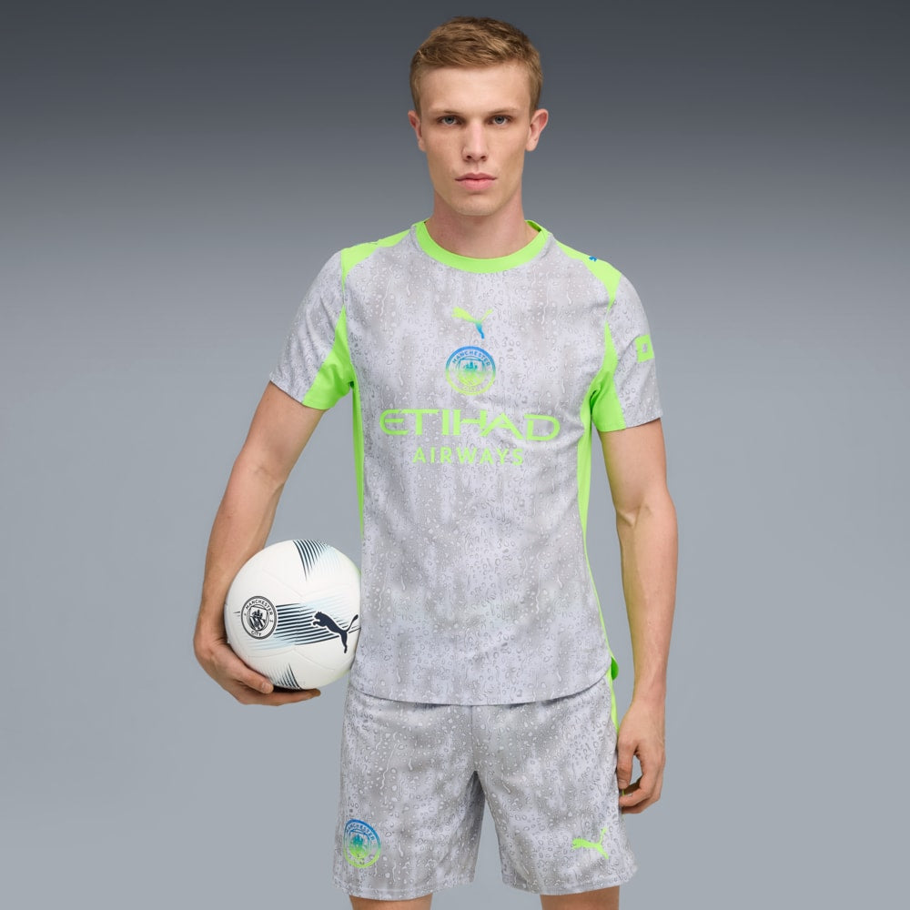 Camisola Manchester City alternativa cinza 2025/26