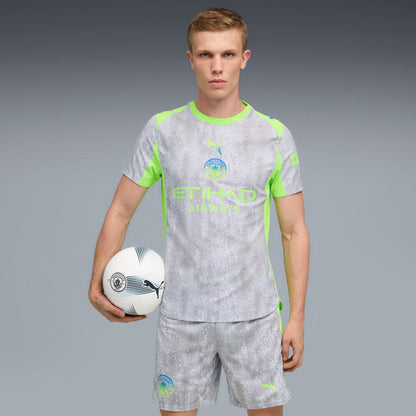 Camisola Manchester City alternativa cinza 2025/26