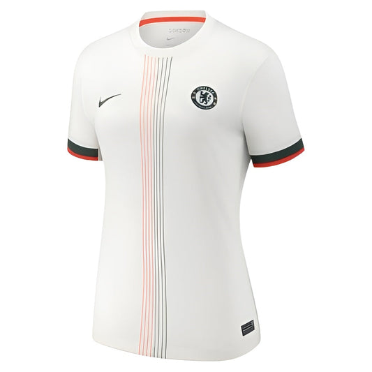 Camisola Chelsea FEMININA alternativa 2025/26 branca