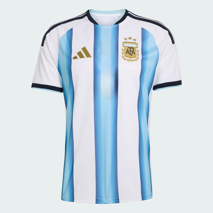 Camisola Seleção da Argentina principal branca/azul - Copa do Mundo 2026