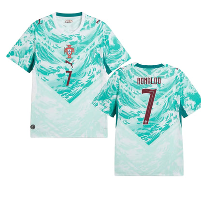 Camisola Seleção Portugal RONALDO 7 alternativa azul COPA DO MUNDO 2026