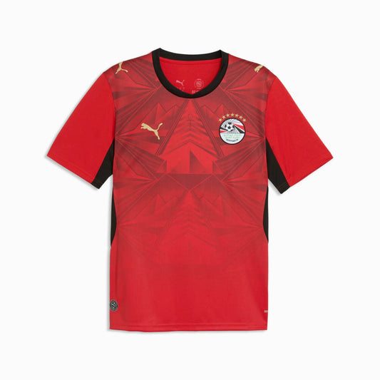 Camisola Seleção do Egito principal vermelha - Copa do Mundo 2026