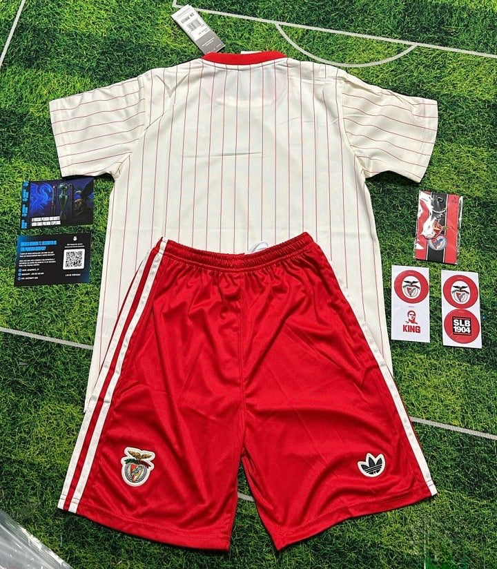 Conjunto infantil S L B x Originals branca 2025/26
