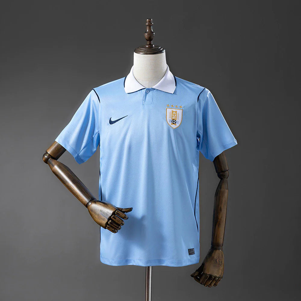 Camisola Seleção do Uruguai principal azul - Copa do Mundo 2026