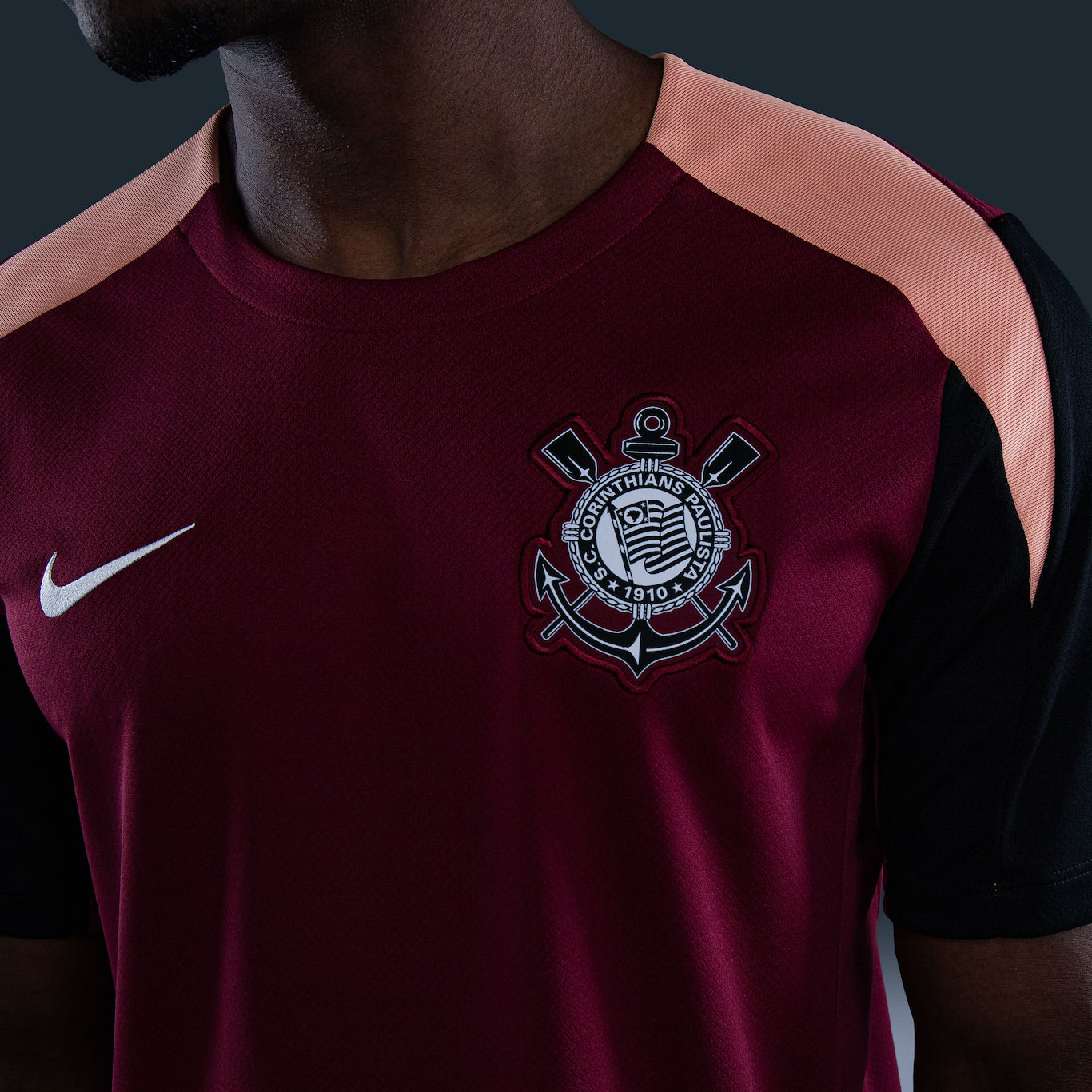 Camisola Corinthians treino - vinho 2026