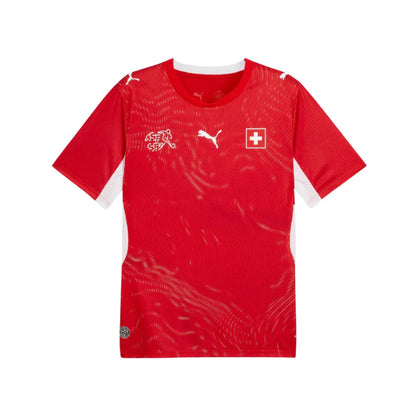 Camisola Seleção da Suiça principal vermelha - Copa do Mundo 2026