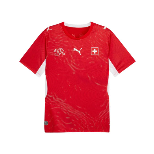 Camisola Seleção da Suiça principal vermelha - Copa do Mundo 2026