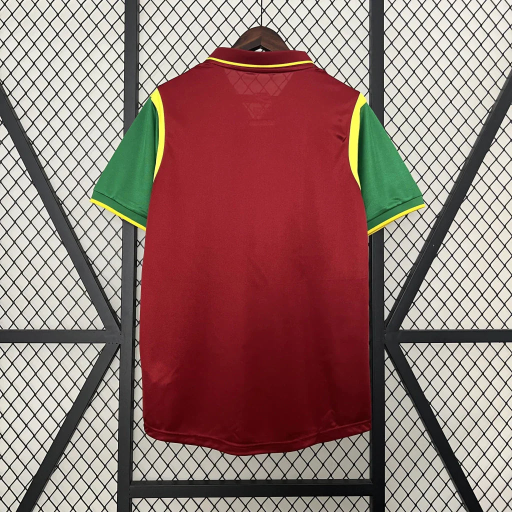 Camisola Seleção de Portugal relançamento retrô vermelha 1998 - 2026