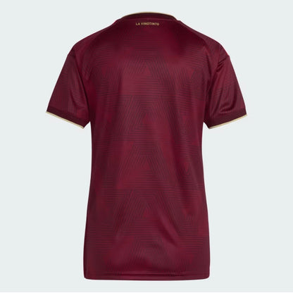 Camisola Venezuela FEMININA principal Copa do Mundo 2026 - vinho