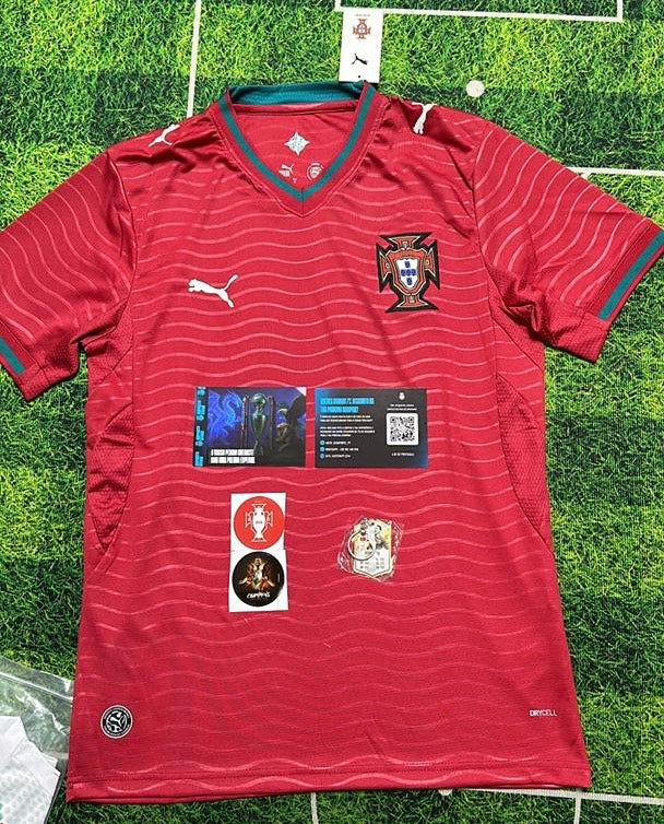 Camisola Seleção de Portugal RONALDO 7 principal COPA DO MUNDO 2026 - vermelha
