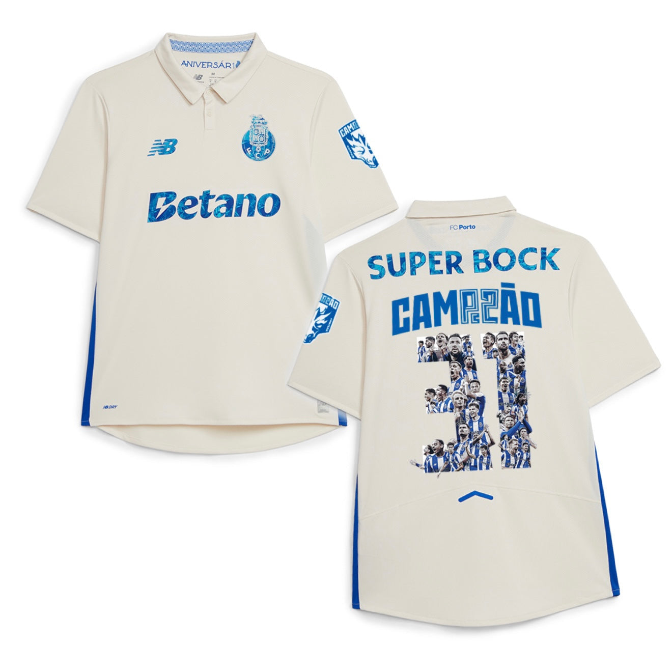 Conjunto infantil CAMPEÕES 31 terceiro equipamento third branco 2025/26 - LANÇAMENTO ALTERNATIVA