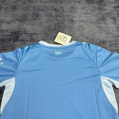 Conjunto Infantil Manchester City home 2026 azul