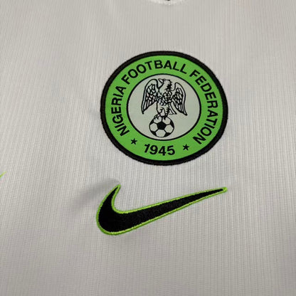 Camisola Seleção da Nigéria Away branca/verde - Copa do Mundo 2026