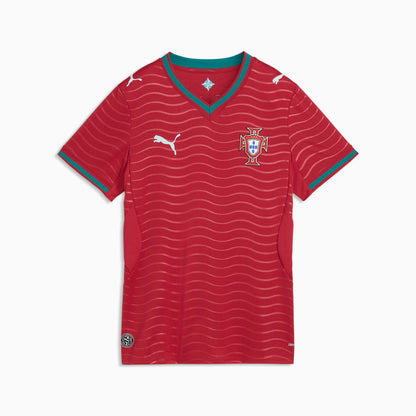 Camisola Feminina Seleção Portugal vermelha principal COPA DO MUNDO 2026