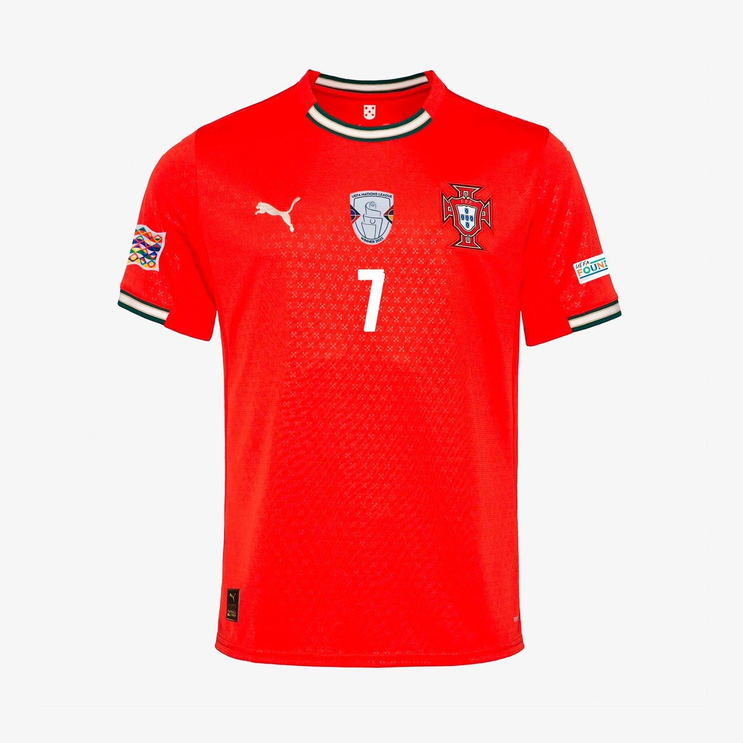 Camisola Seleção Portugal vermelha principal 2025