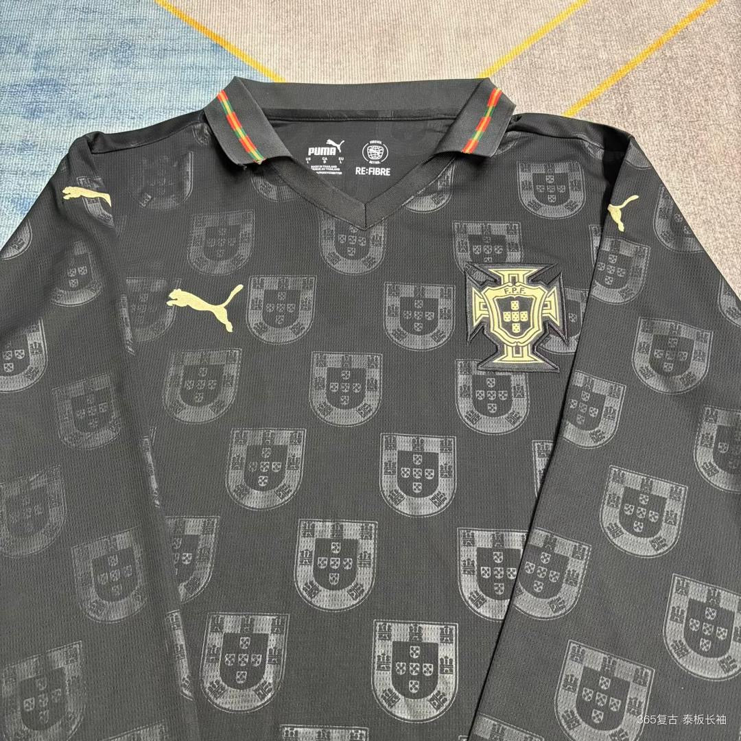 Camisola Seleção Portugal MANGA LONGA edição especial pantera negra EUSÉBIO 2026/27 - ADEPTO