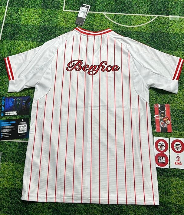 Camisola COM BOTÃO S L B x Originals branca 2025/26 - style baseball