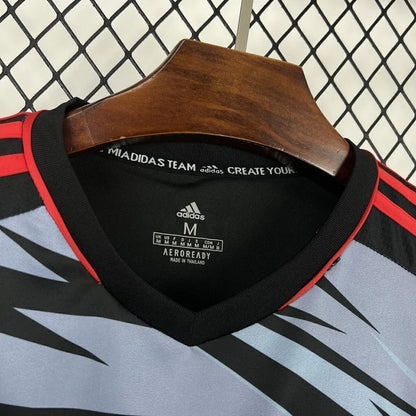 Camisola S L B retrô terceira CINZA e PRETA 2021/22