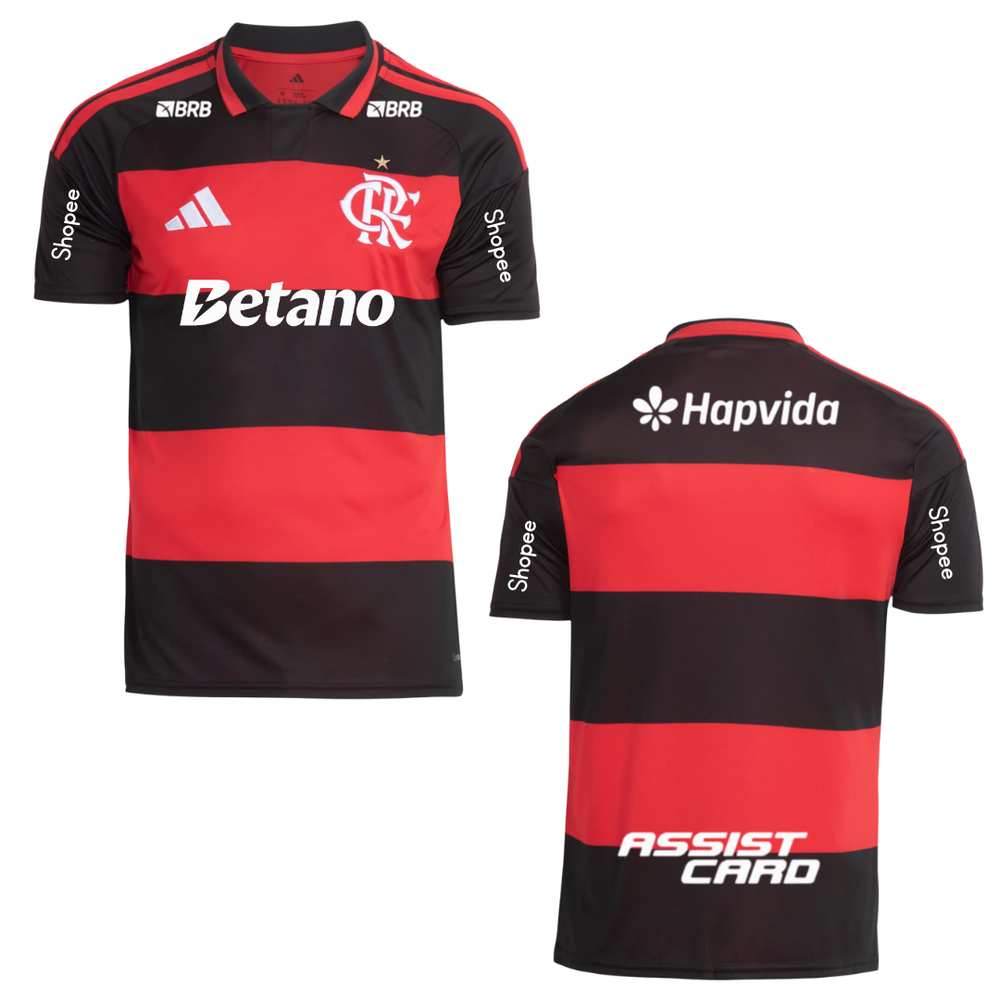 Camisola Flamengo Vermelha Home 2026/27