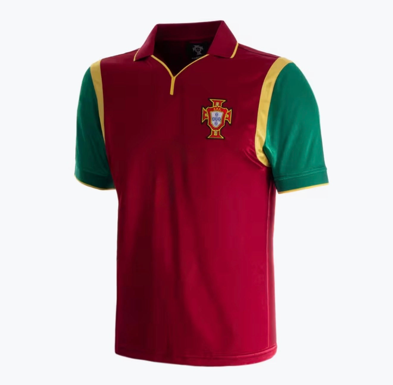 Camisola Seleção de Portugal relançamento retrô vermelha 1998 - 2026