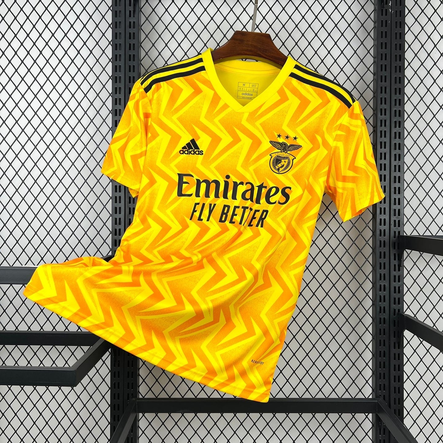 Camisola S L B retrô away AMARELA 2022/23