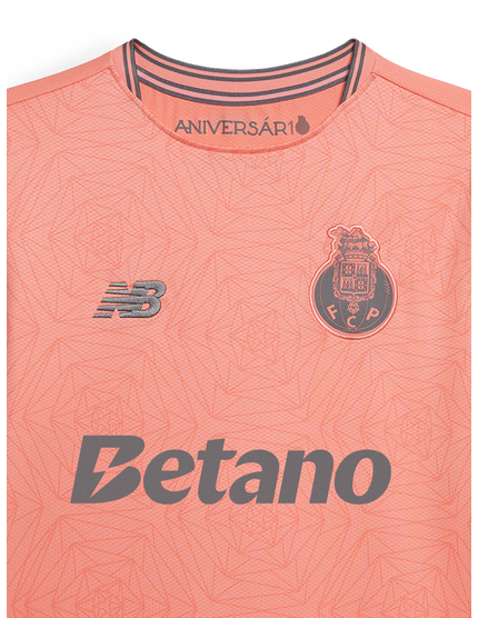 Camisola segundo equipamento rosa 2025/26 simbolo bordado