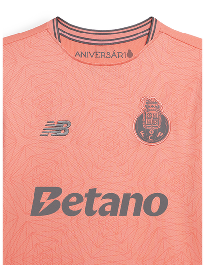 Camisola segundo equipamento rosa 2025/26 simbolo bordado