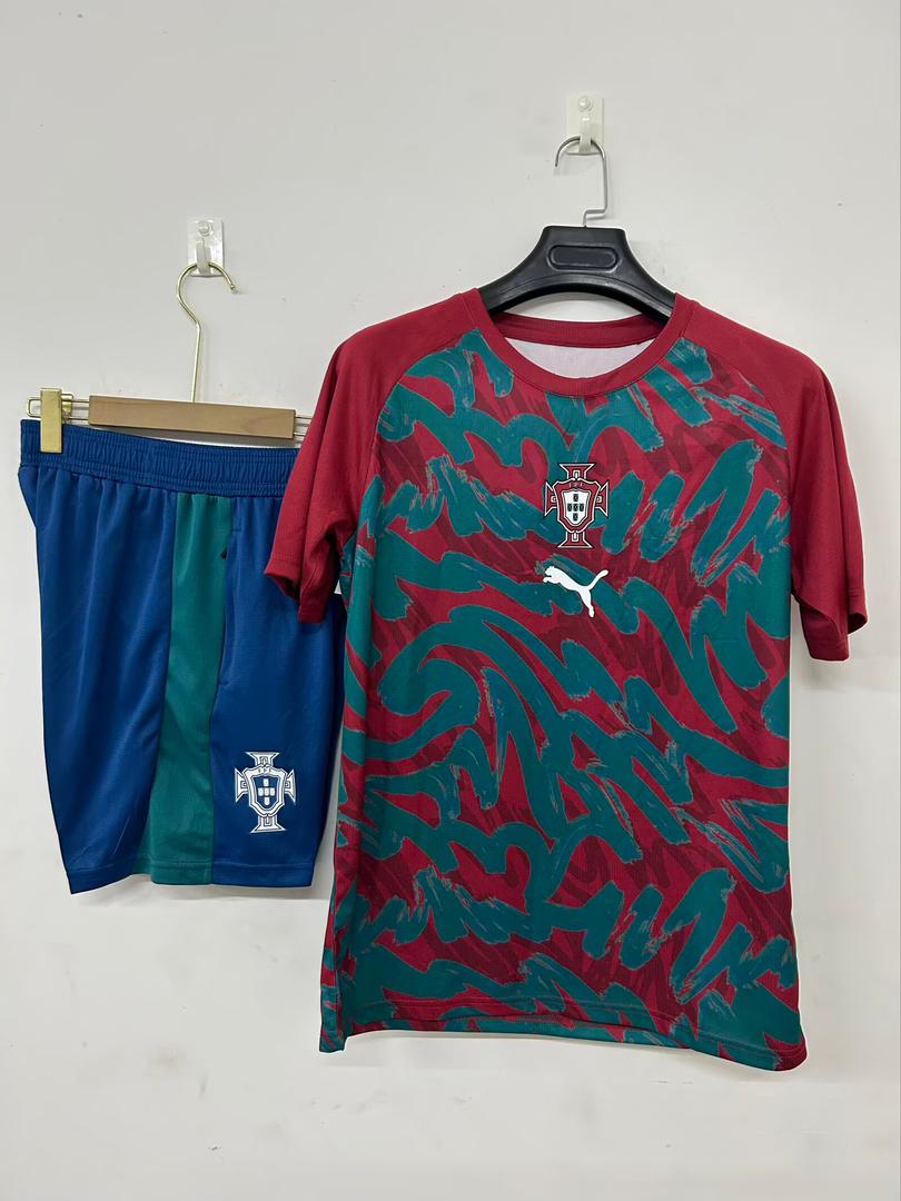 Conjunto Adulto Seleção de Portugal vermelho e verde 2026/27 COPA DO MUNDO