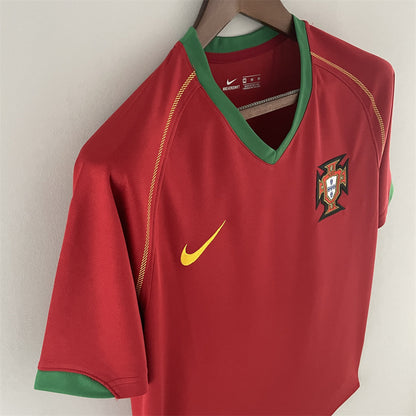 Camisola Portugal retrô vermelha 2006/07