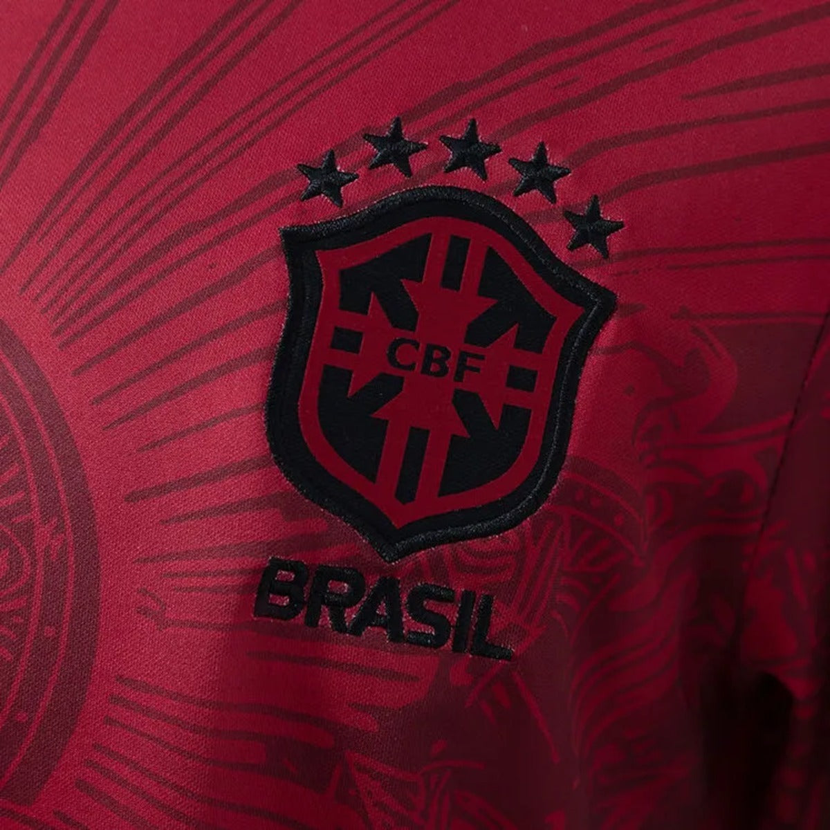 Camisola Brasil Vermelha Concept 2026