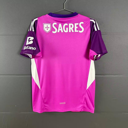 Camisola guarda-redes roxa e rosa 2025/26