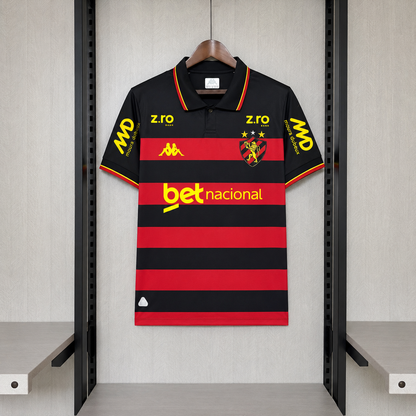 Camisola Sport Club Recife Principal 2026/27 vermelha/preto