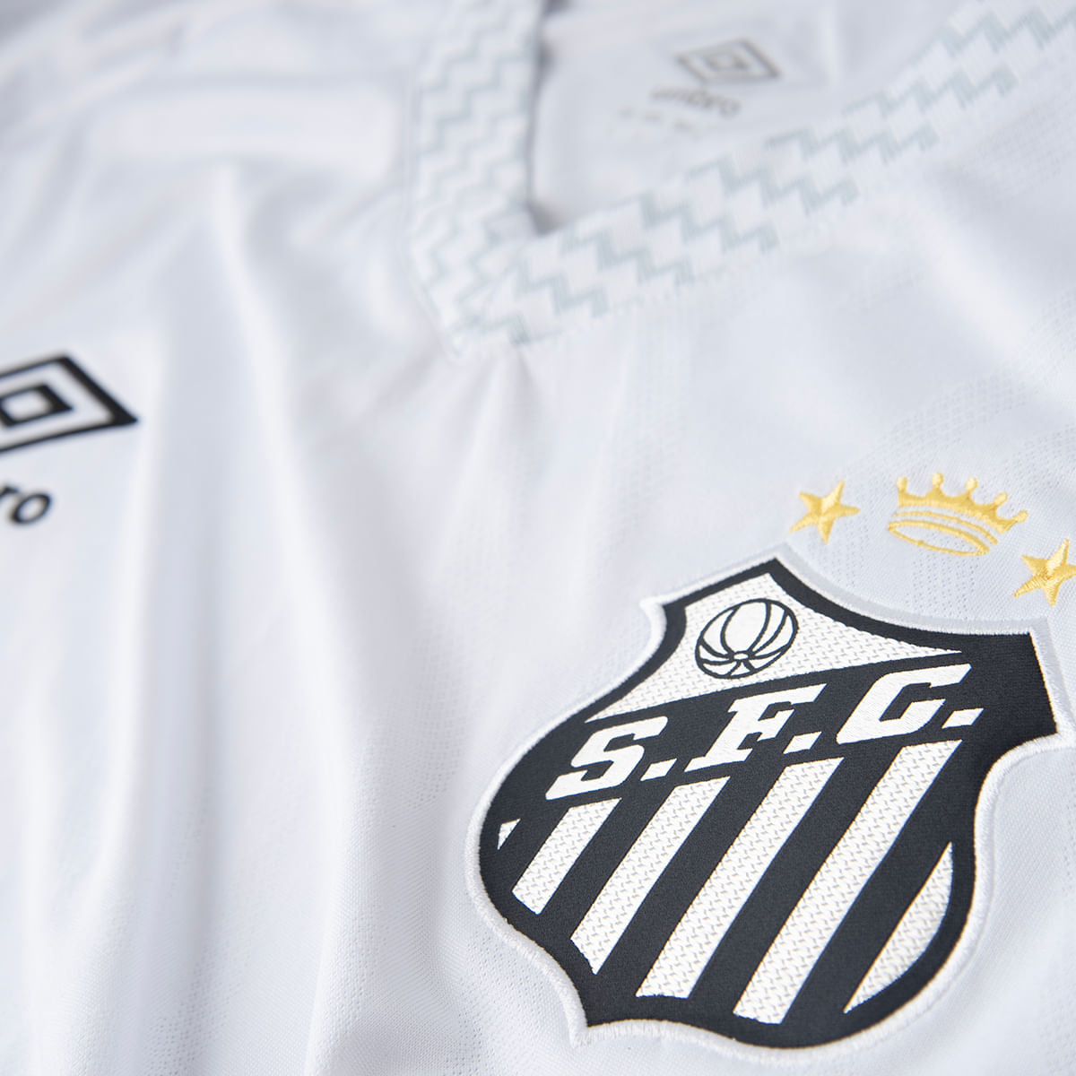 Camisola Santos home 2025/26 branca