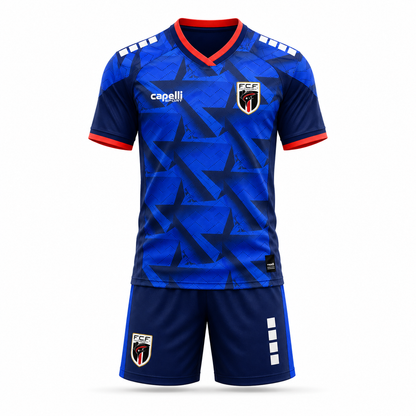 Conjunto Infantil Cabo Verde principal Copa do mundo 2026 - azul