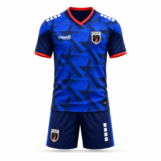 Conjunto Infantil Cabo Verde principal Copa do mundo 2026 - azul
