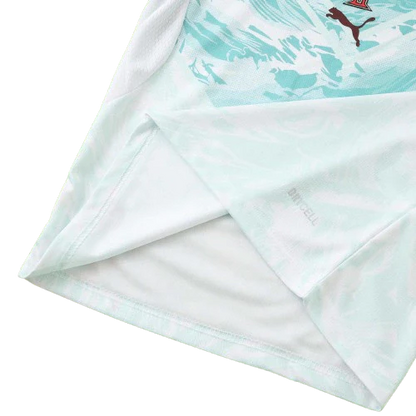 Conjunto infantil Seleção Portugal alternativa verde - calção branco - COPA DO MUNDO 2026