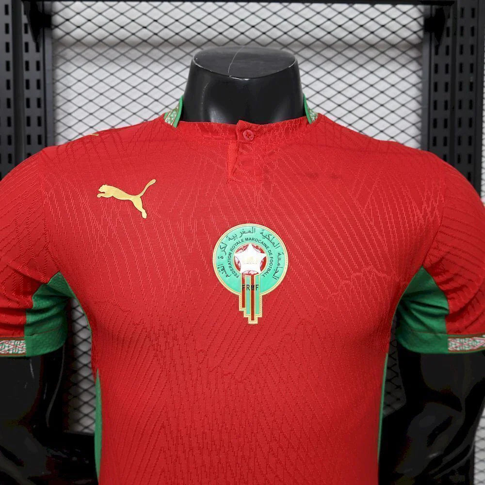 Camisola Marrocos principal copa do mundo 2026 vermelha - PLAYER