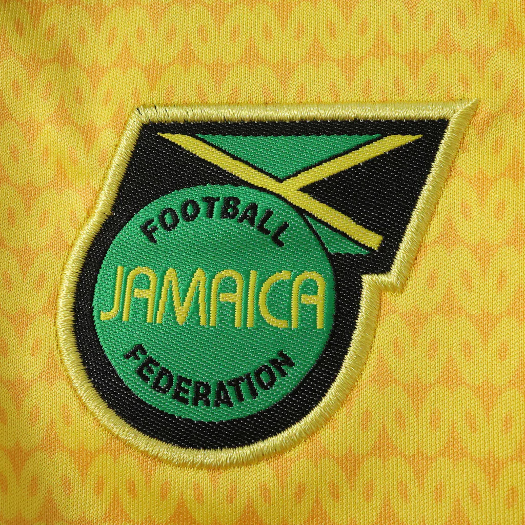 Conjunto infantil Seleção Jamaica principal amarela COPA DO MUNDO 2026