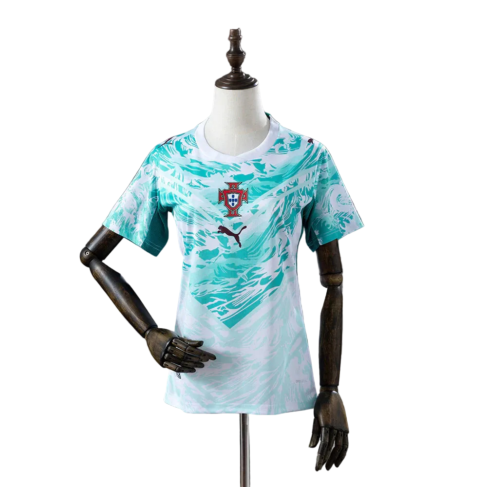 Camisola Feminina Seleção Portugal azul alternativa COPA DO MUNDO 2026